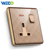 British Switch And Socket Different Color Different Style Fashion Design Wall Switch 