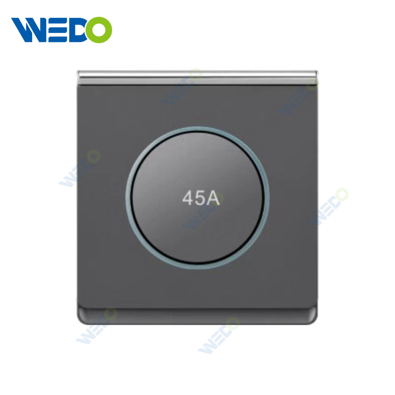 British Standard High Quality 45A Reset Wall Switch Electrical Socket