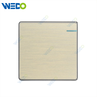 C90 Wenzhou Factory New Design Acrylic Home Lighting Electrical Wall Switches PC Material Cover with IEC Report SASO 1GANG