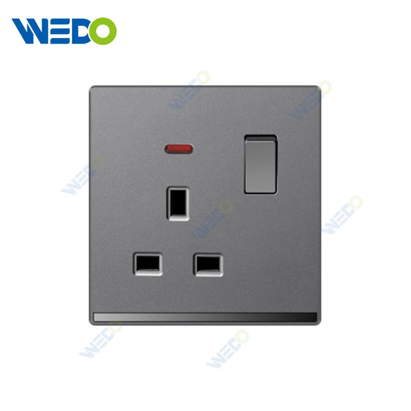 ULTRA THIN A4 Series 2Gang 1Way Switch 16A 220V Different Color Different Style Fashion Design Wall Switch 