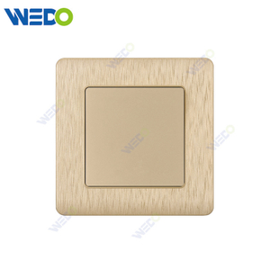 C20 86mm*86mm Home Switch White/silver/gold Blank Plate 3*3 Light Electric Wall Switch PC Cover with IEC Certificate