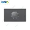 British Standard High Quality 45A Reset Wall Switch Electrical Socket