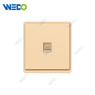 New Design PC TEL / Computer / Double TEL /Double Computer Wall Switch Socket 86*86 mm For Home