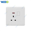 C50 Home Switches 13A Switched Socket /13A Switched Socket with Neon White/gold/silver/brush Gold/wood/brush Silver