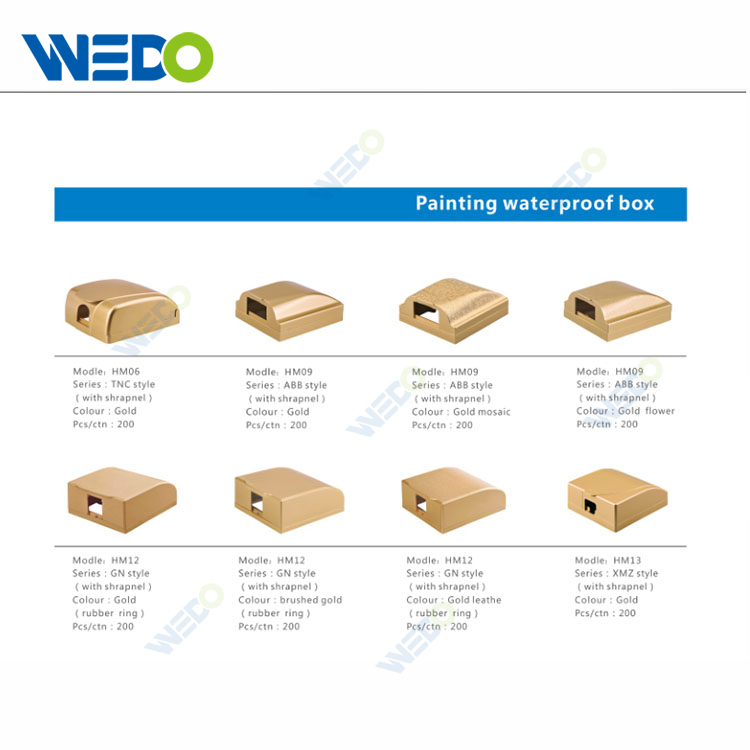 Hot Sale Gold XMZ Style HM13 PC Material Splash Box 