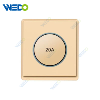 New Design PC 20A Reset Wall Switch Socket 86*86 mm For Home