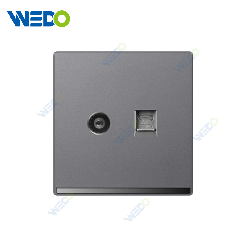 ULTRA THIN A4 Series TV / Double TV Socket Different Color Different Style Fashion Design Wall Switch 