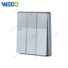D1 Light Switch Simple Electric, Wall Switch 3gang Wall Switch PC Material Cover with IEC Report SASO