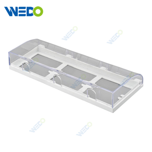 Triple 86 Size GN Style Transparent/gold PS Material Waterproof Box