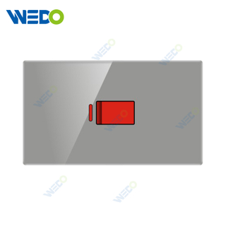 ULTRA THIN A1Series 45A switch with neon Glass and Acrylic 16A 220V Different Color Different Style Fashion Design Wall Switch 