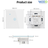 Zigebee Highpower Water Heater Touch Switch 20A SupportDamp Prood Bluetooth Wifi Smart Touch Switch