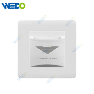 C50 PC Insert Card To Get Power Electrical Sockets Customized Factory Wall Switch
