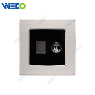 C35 Manufacturer Price EU/UK Standard Electrical Wall Sockets And Switches Plates SATELITTE/ SATELITTE +TEL SOCKET/SATELITTE +TV SOCKET Power Wall Switch And Socket 