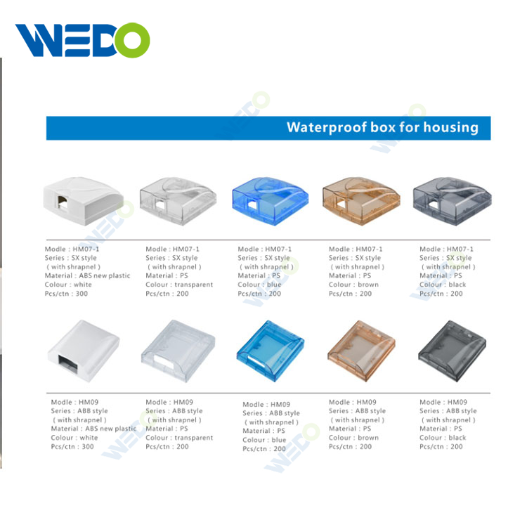 Popular HM14 LGL Style White ABS Material Splash Box