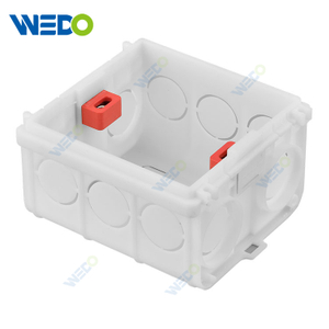 Wenzhou Manufacture 86 Size White BS Standard Wall Switch And Socket Switch Box