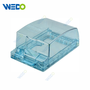 Blue Transparent PS Material SND Style with Rubber Ring Splash Box