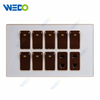 Nepal Pakistan Small Button Wall Switch Socket Acrylic Plate 