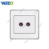 C73 TV/ DOUBLE TV SOCKET Wall Switch Switch Wall Switch Socket Factory Simple Atmosphere Made In China 4 Gang 4 Wire 