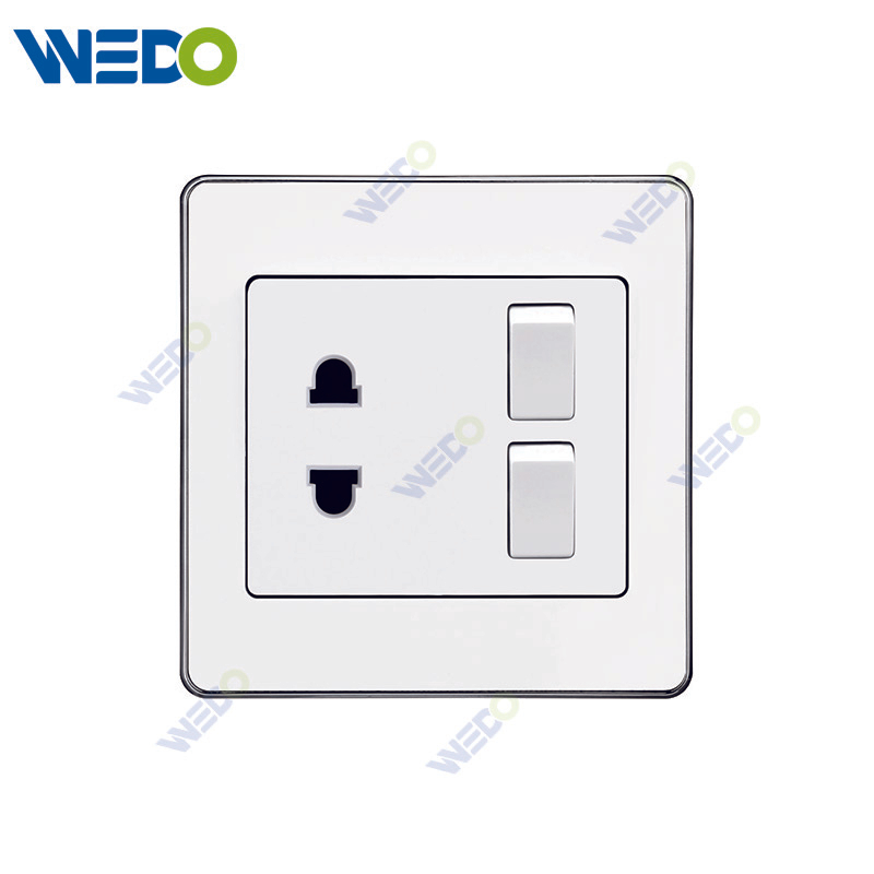 C73 2G SWITCH 2PIN SOCKET/2G SWITCH 4PIN SOCKET Wall Switch Switch Wall Switch Socket Factory Simple Atmosphere Made In China 4 Gang 4 Wire 