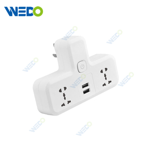 Hot Selling ZH-205USB 3 Gang 5 Pin Transverter with 1 Button 2USB