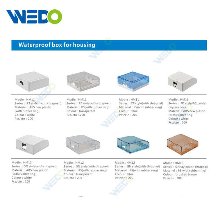 Popular HM16 TP Style White PS Material Waterproof Box