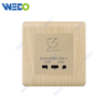 C20 86mm*86mm Home Switch White/silver/gold SHAVER SOCKET Light Electric Wall Switch PC Cover with IEC Certificate