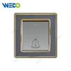 Acrylic Leather British Doorbell Wall Switch, Electric Socket Switch