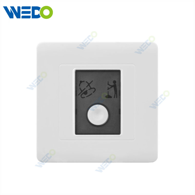 C50 PC Doorbell Swith with Do Not Disturb Electrical Sockets Customized Factory Wall Switch