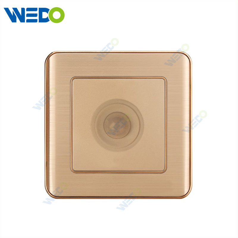 C32 PC Human Body Sansor Switch with Fire Protection Function Socket Gold Electrical Switch Sockets Customized Factory Wall Switch