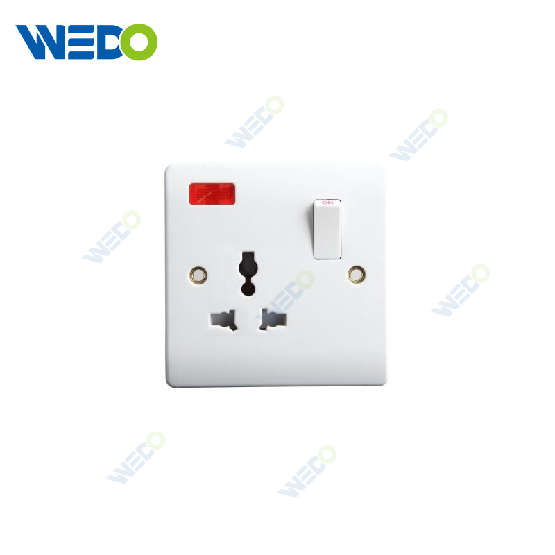1 Gang 16A Multi Function Socket with Neon Can Accept OEM/ODM