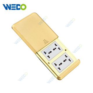Factory Promotion Electric Single Sliding Brass Floor Socket