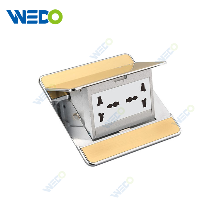 Customized Metal Pop Out Floor Socket Outlet Box with Universal Socket