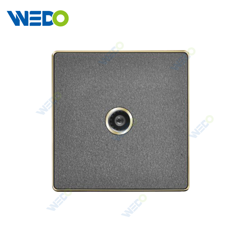 ULTRA THIN A1Series TV Socket / Double TV Socket Acrylic / Leather Different Color Different Style Fashion Design Wall Switch 
