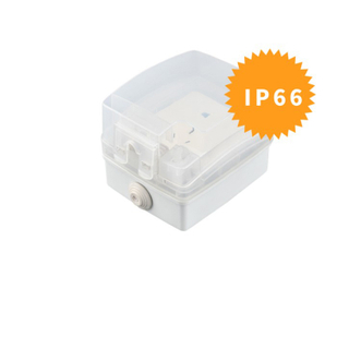 Popular IP66 Single 86 type White Plastic Material Splash Box