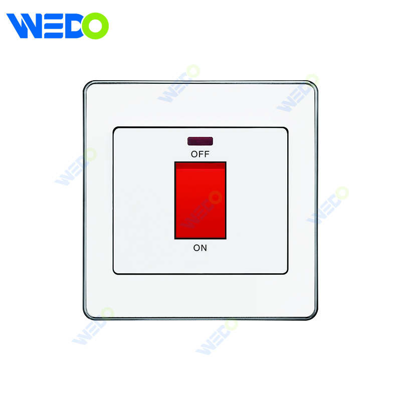 C73 25A/45A SWITCH WITH NEON Wall Switch Switch Wall Switch Socket Factory Simple Atmosphere Made In China 4 Gang 4 Wire 