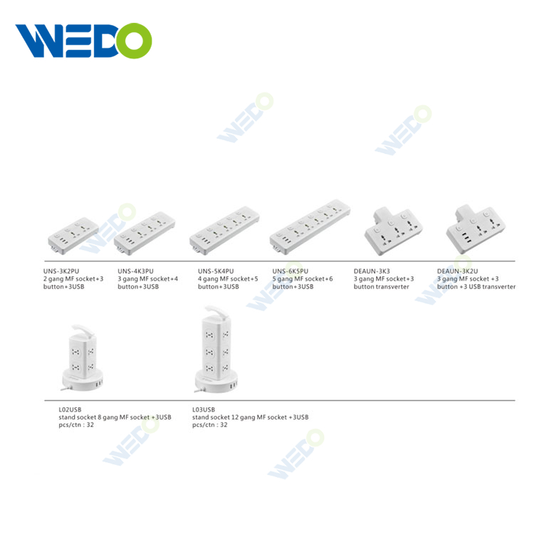 Universal Socket Outlet With Usb 