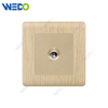 C20 86mm*86mm Home Switch White/silver/gold SATELLITE SOCKET Electric Wall Switch PC Cover with IEC Certificate