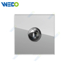 D90 Series SAT / Double SAT 250V Light Electric Wall Switch Socket Glass Plate+PC Bottom Material Modern Sockets