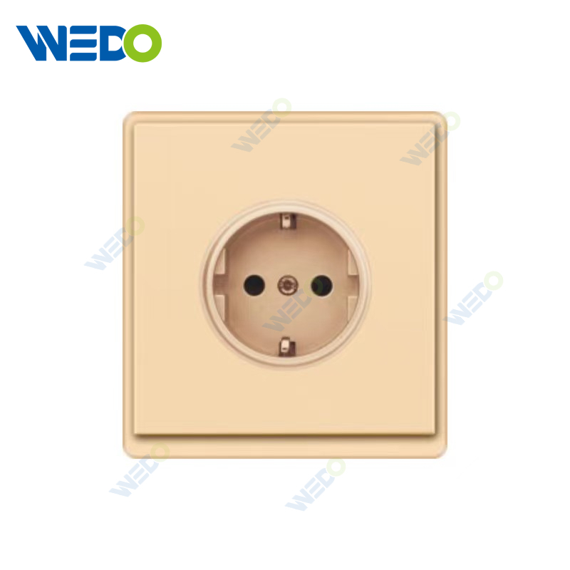 New Design PC European Socket Wall Switch Socket 86*86 mm For Home